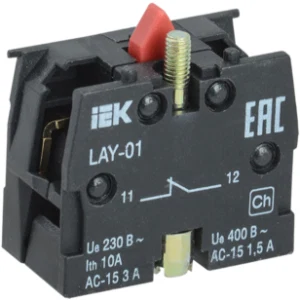 IEK Контактный блок 1р для серии LAY5 - BDK11 IEK Контактный блок 1р для серии LAY5 - BDK11