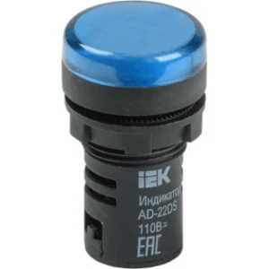 IEK Лампа AD22DS(LED)матрица d=22мм синий 36В AC/DC - BLS10-ADDS-036-K07 IEK Лампа AD22DS(LED)матрица d=22мм синий 36В AC/DC - BLS10-ADDS-036-K07