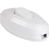 IEK Выключатель 1-клавишный разборный для бра ВБ-01Б белый
