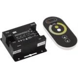 IEK Контроллер с ПДУ радио W-WW 2 канала 12В 6А 144Вт черный