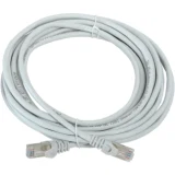 IEK Шнур коммутационный (патч-корд) кат.5E FTP 10м серый GENERICA