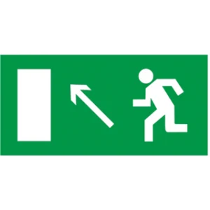 IEK Самоклеящаяся этикетка 100х50мм "Направление к эвакуационному выходу налево вверх" - YPC30-105NEV-NALVV IEK Самоклеящаяся этикетка 100х50мм "Направление к эвакуационному выходу налево вверх" - YPC30-105NEV-NALVV